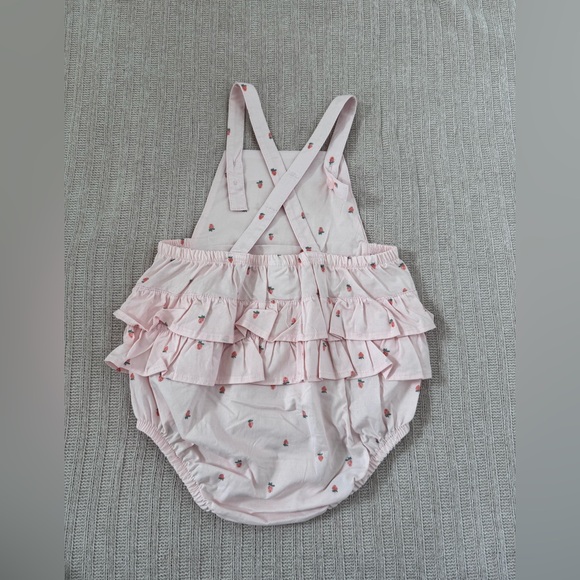 Carter’s Pink Ruffled Overalls - Picture 2 of 2